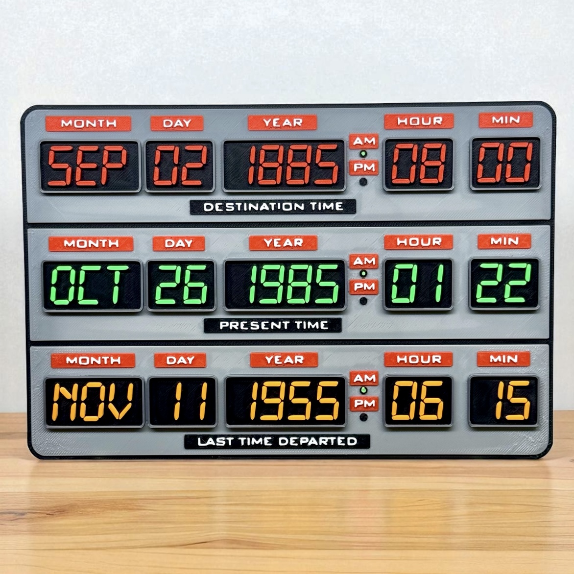 Logo Circuitos de Tiempo (Regreso al Futuro)