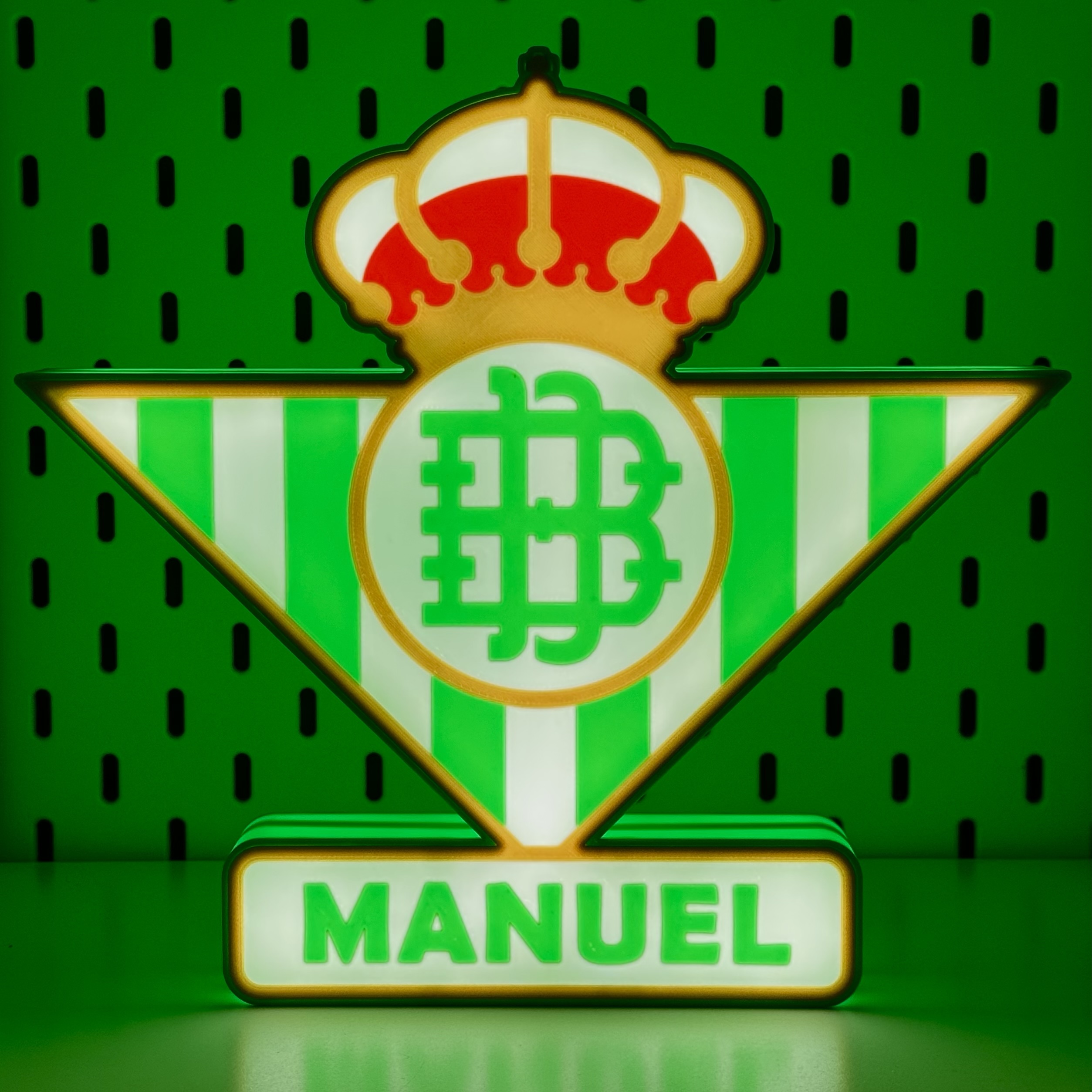 Luminoso Real Betis Balompié Personalizado