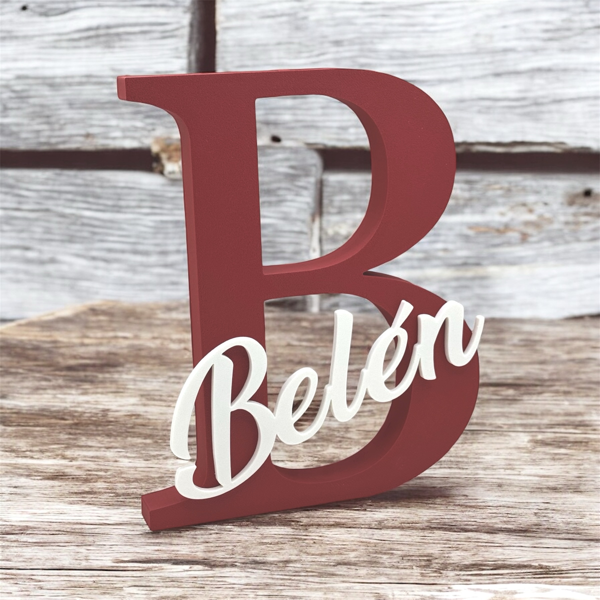 Inicial con Nombre (Belén)