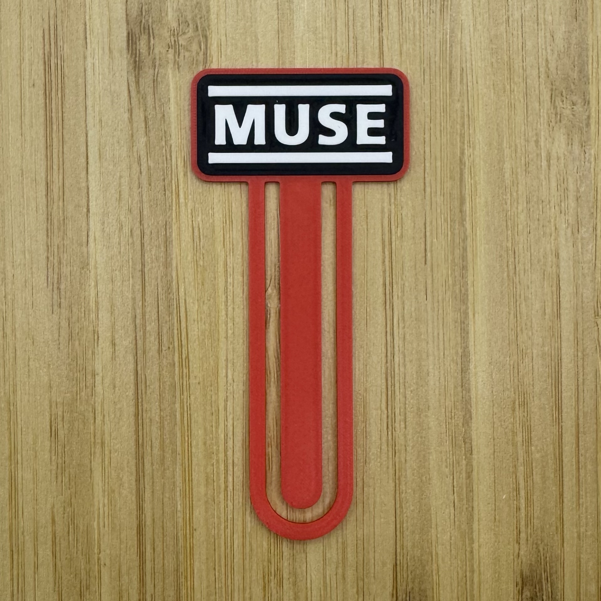 Marcapáginas MUSE - Rojo (The Resistance)