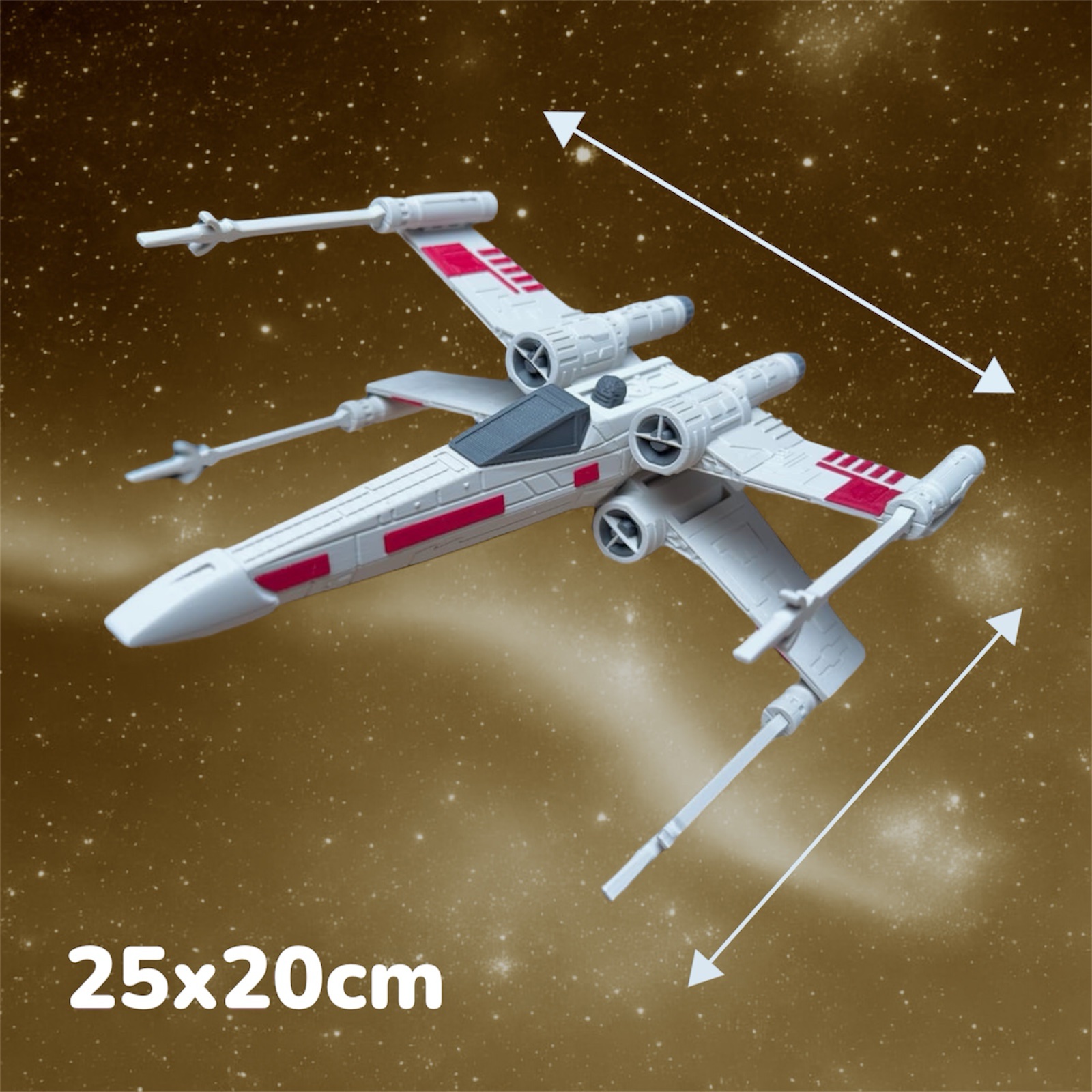 Caza Estelar X-Wing de Star Wars - Kit para Ensamblar