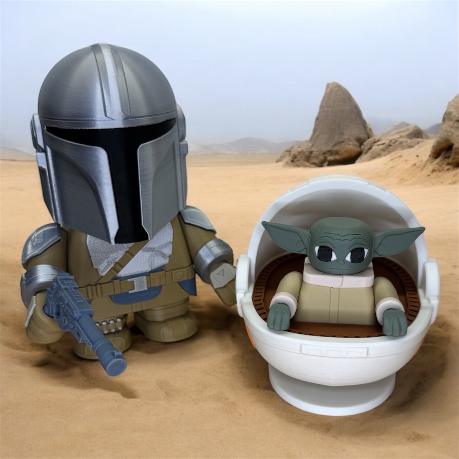 Mandalorian y Baby Yoda (Star Wars) - Pack Especial