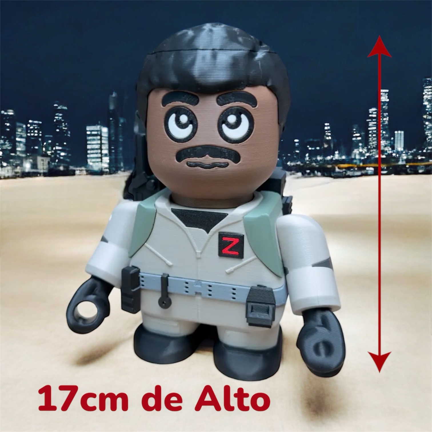 Winston Zeddemore (Cazafantasmas) - Kit para Montar