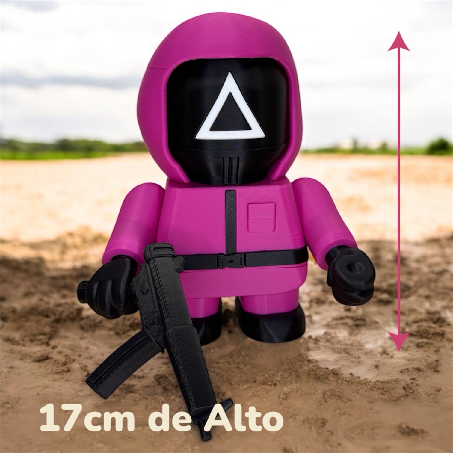 Soldado Rosa (El Juego del Calamar) - Kit para Montar