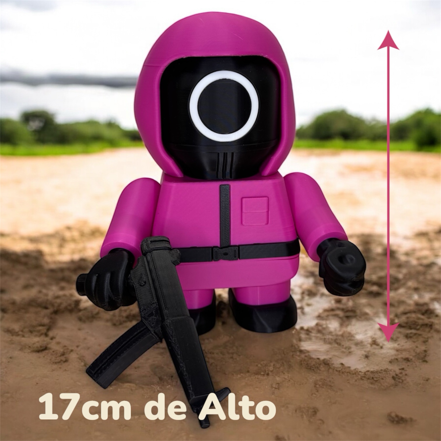 Soldado Rosa (El Juego del Calamar) - Kit para Montar
