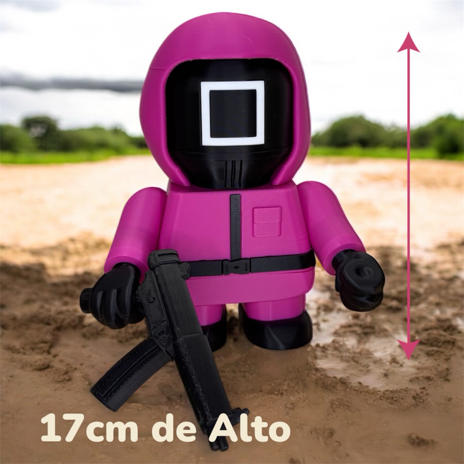 Soldado Rosa (El Juego del Calamar) - Kit para Montar