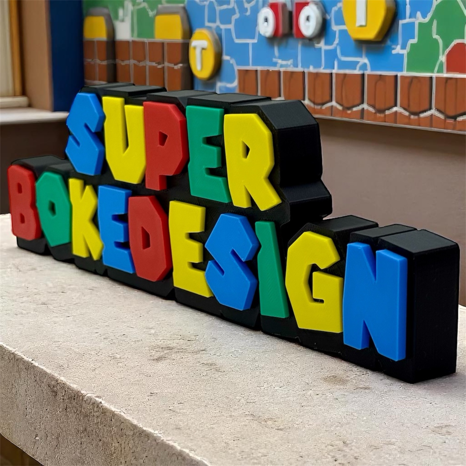 Logo Super Mario Personalizado