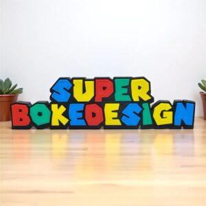 Logo Super Mario Personalizado