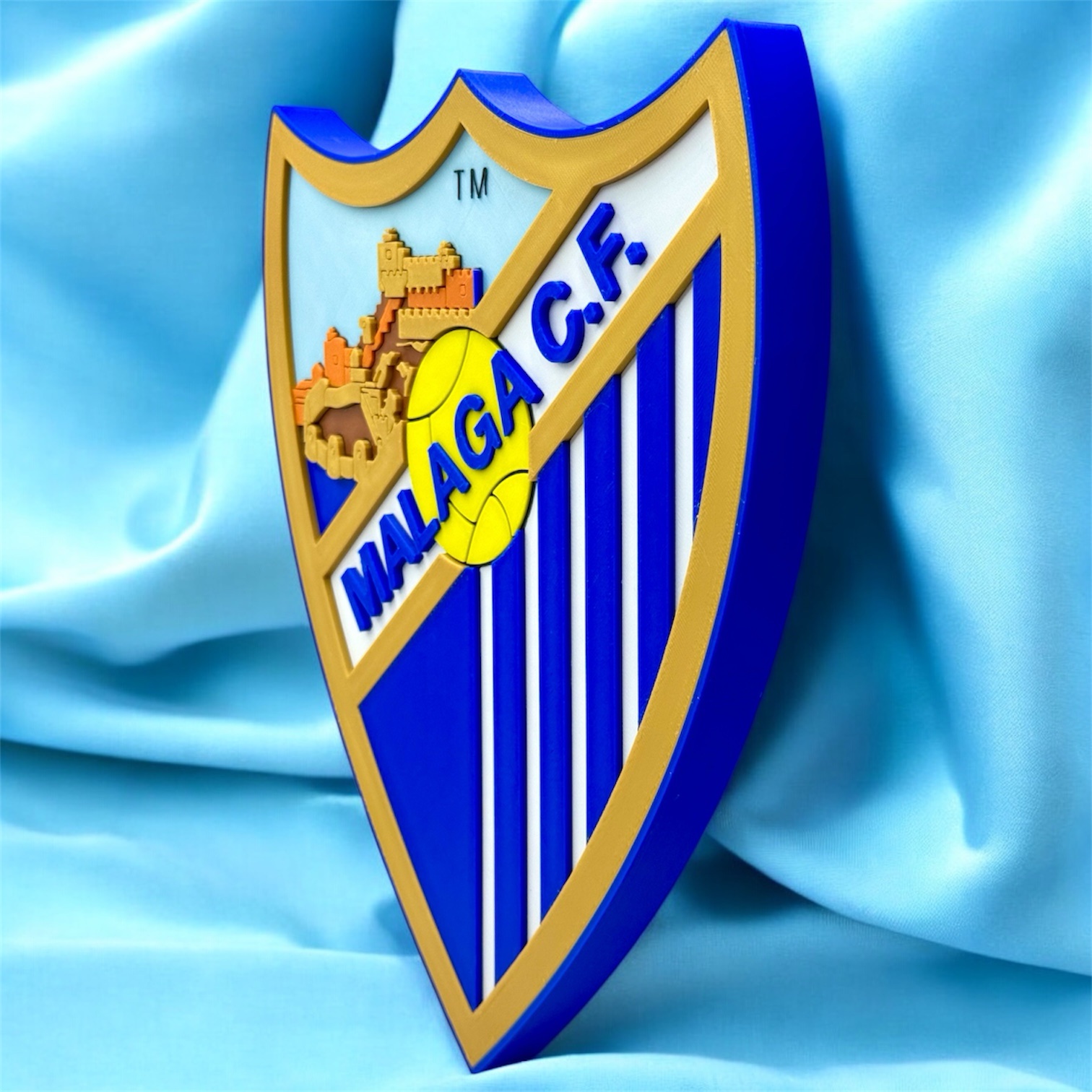 Escudo Málaga CF 3D - BokeDesign