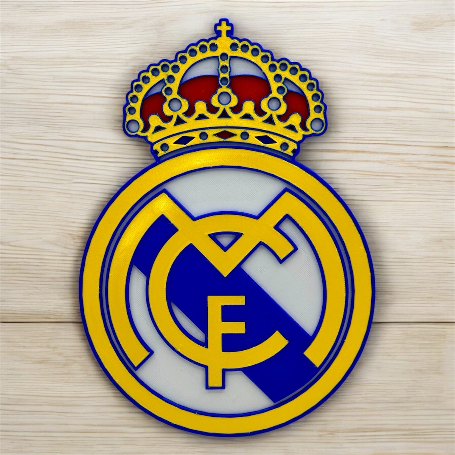 Escudo Real Madrid CF 3D - BokeDesign