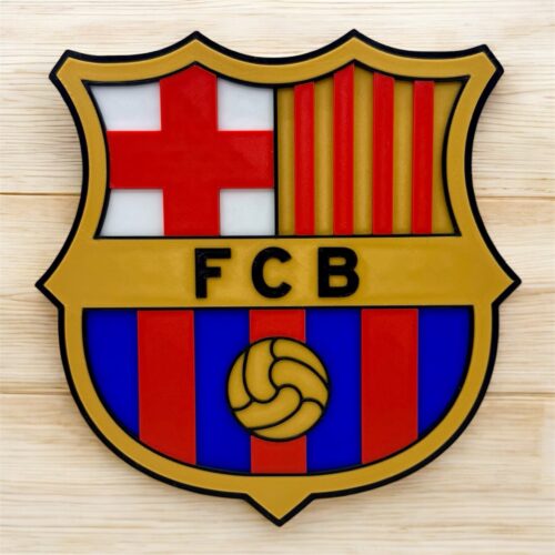 Escudo FC Barcelona 3D - BokeDesign