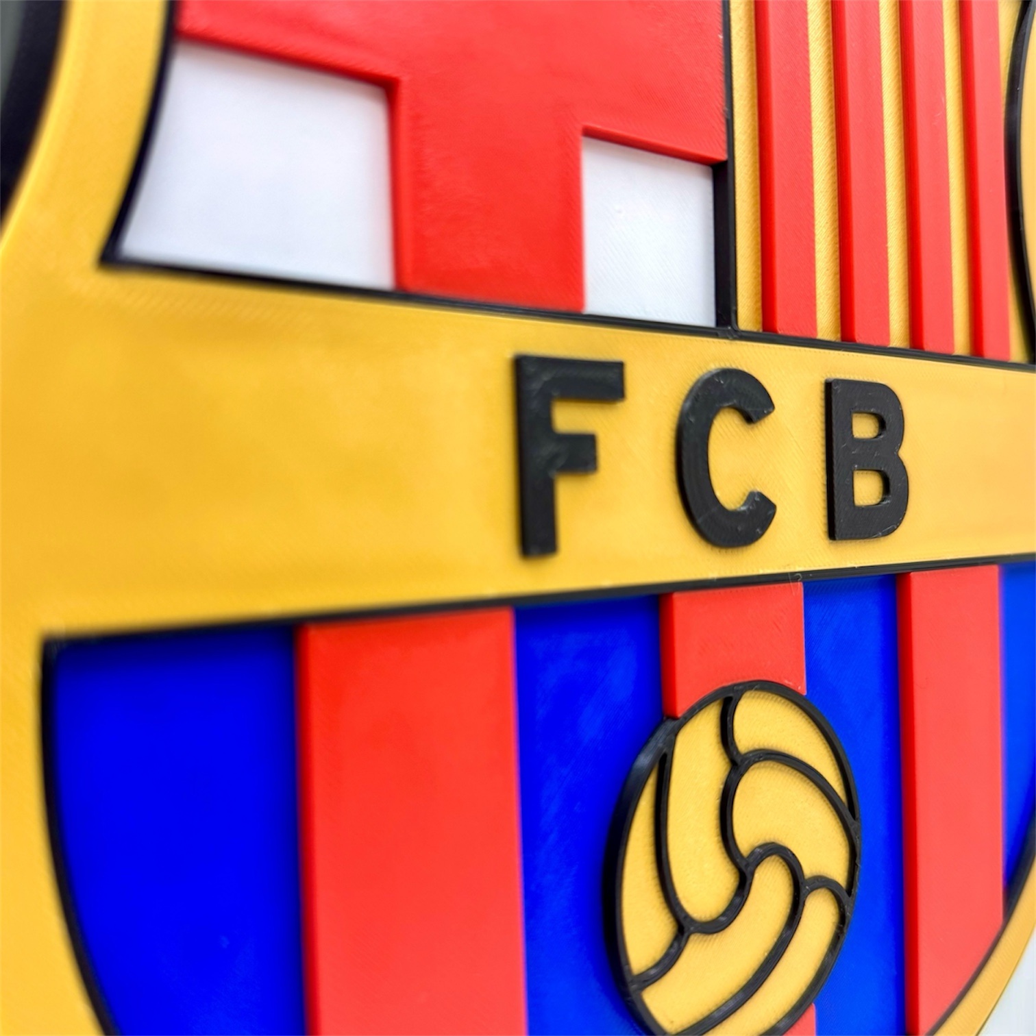 Escudo FC Barcelona 3D - BokeDesign