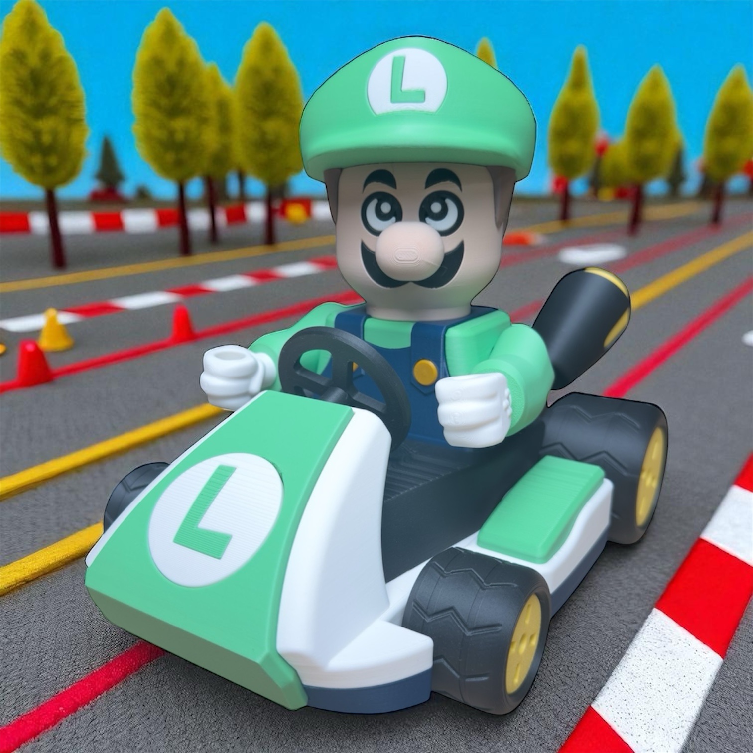 Pack Luigi Kart: Luigi al Volante