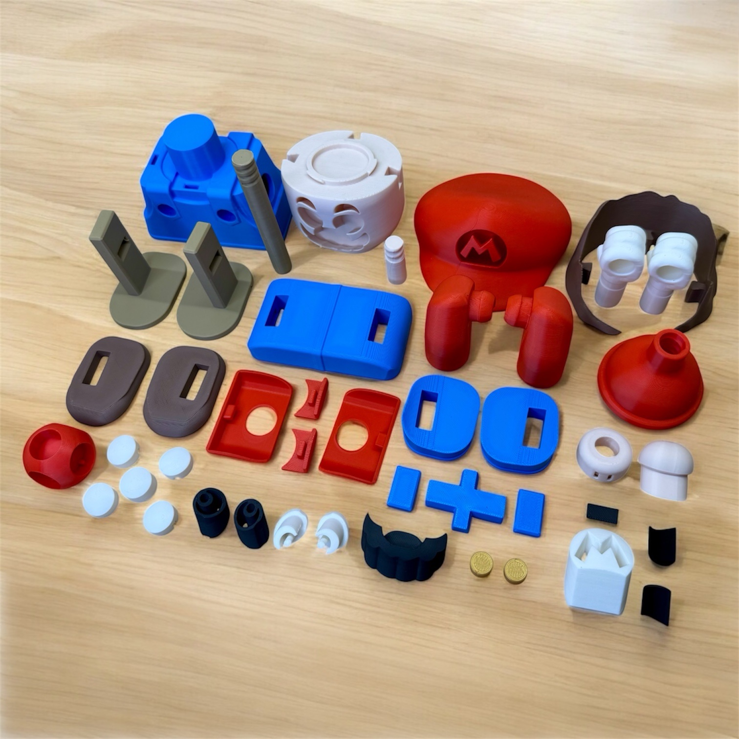 Mario (Super Mario Bros.) - Kit para Montar (Piezas)