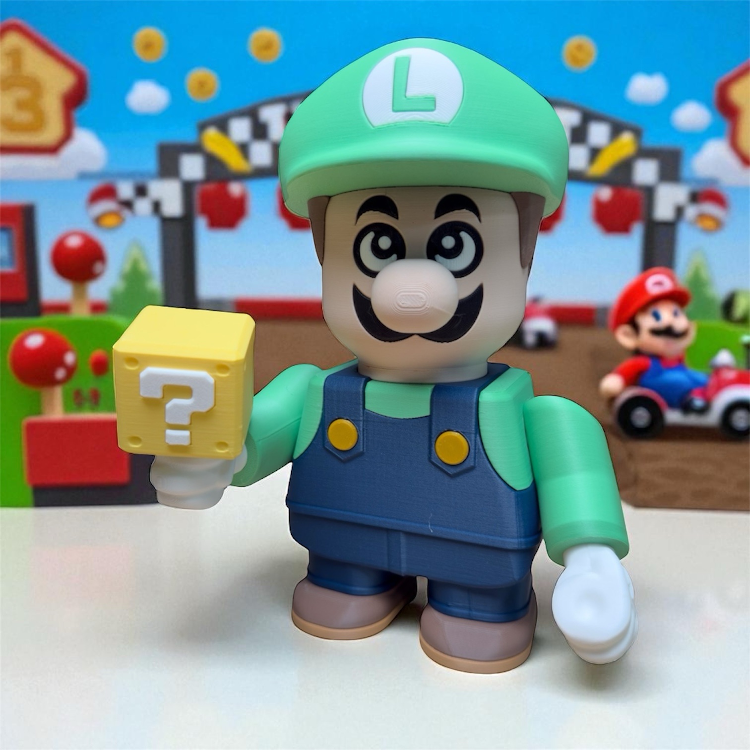 Luigi (Super Mario Bros.) - Kit para Montar