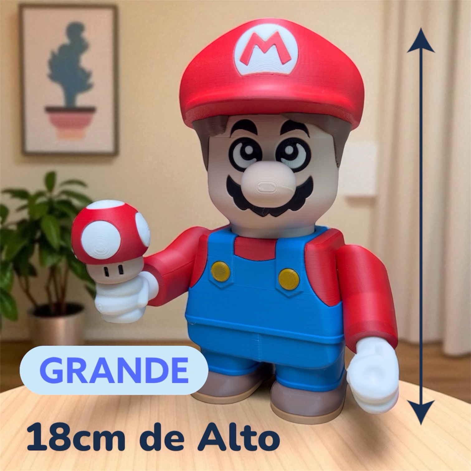 Mario (Super Mario Bros.) - Kit para Montar Grande