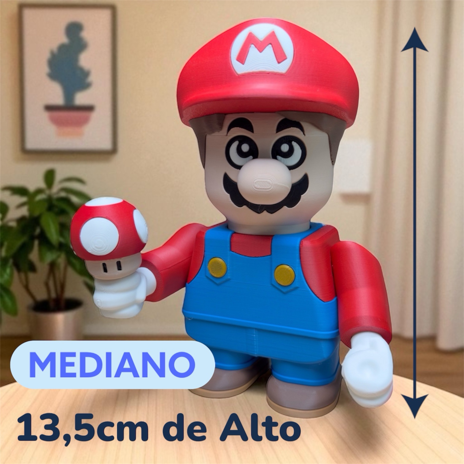 Mario (Super Mario Bros.) - Kit para Montar Mediano