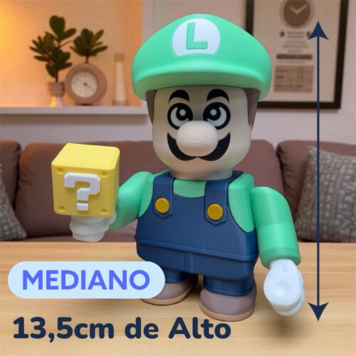 Luigi (Super Mario Bros.) - Kit para Montar