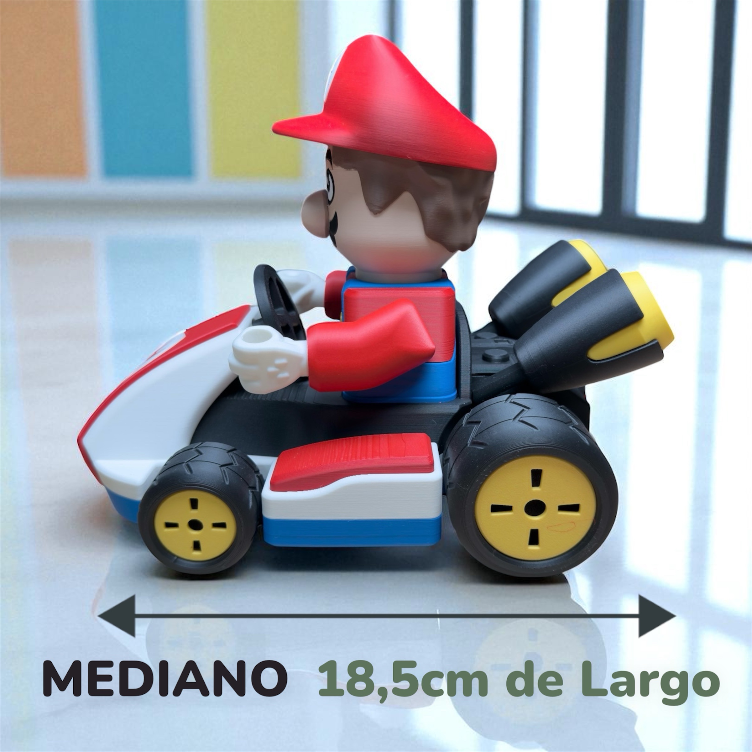 Pack Mario-Luigi Kart: Luigi al Volante - Mediano