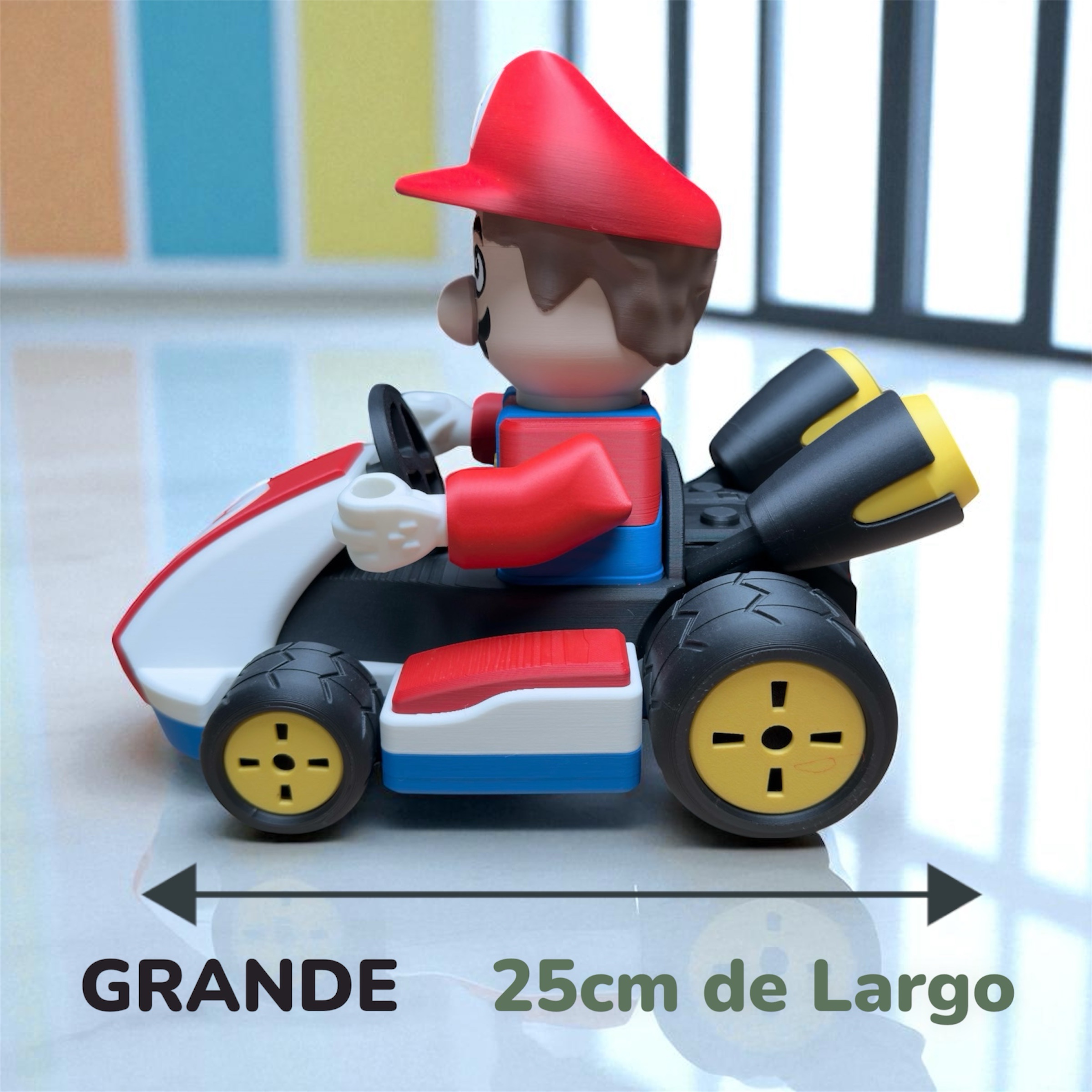 Pack Mario-Luigi Kart: Luigi al Volante - Grande