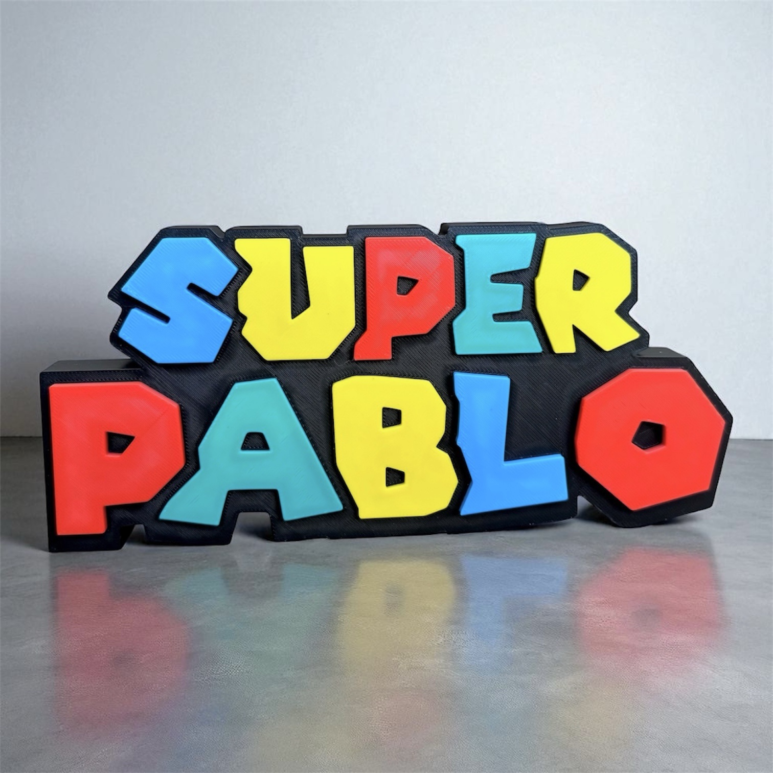 Logo Super Mario Personalizado - Super Pablo