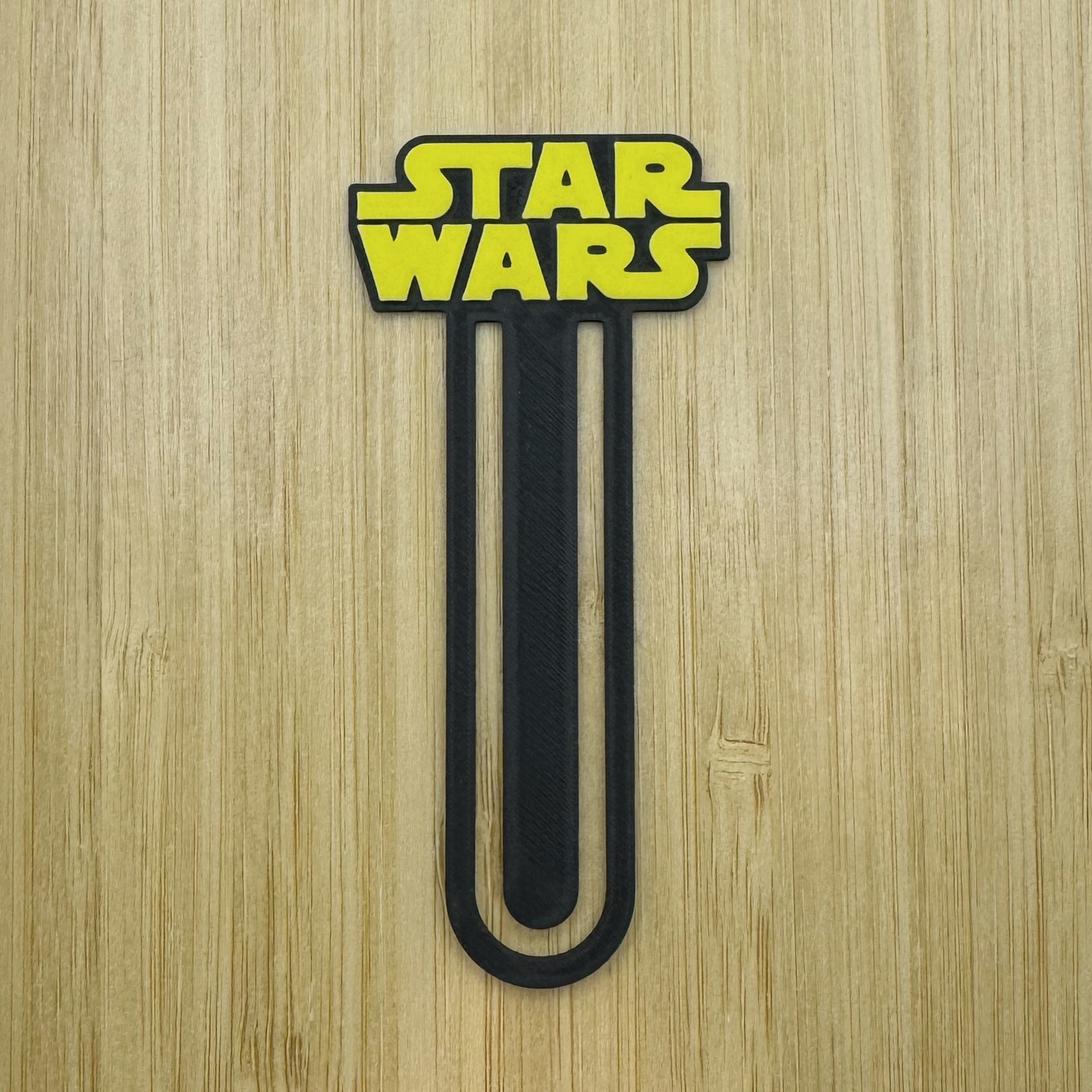 Marcapáginas Star Wars (Amarillo/Negro)